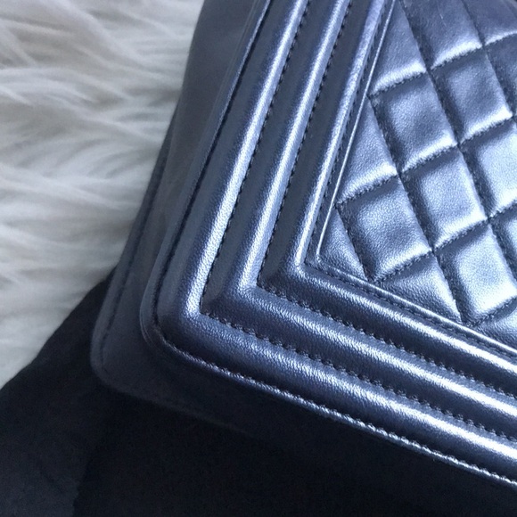 💎✨ CHANEL BOY ✨💎 CROSSBODY QUILTED 25 LEATHER - Picture 14 of 17